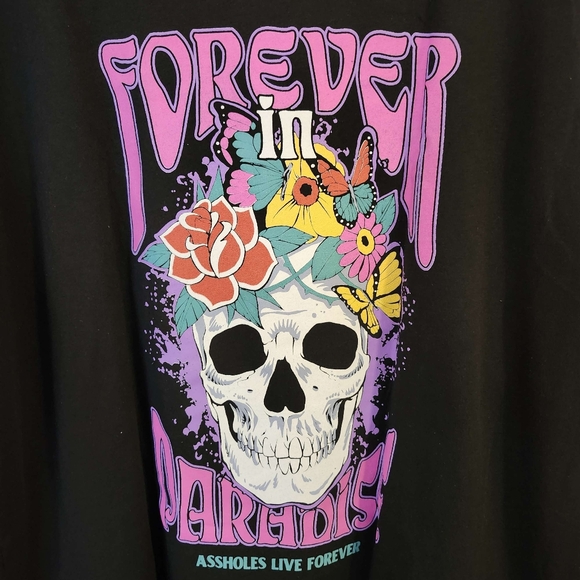 🆕️ ☆ Assholes Live Forever 'Forever in Paradise' Graphic Tee - Picture 6 of 8